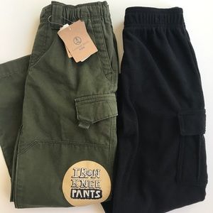 New Boys’ Lands’ End Iron Knee Pants & Toughskins sweatpants (size 7)